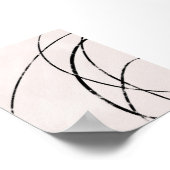 Minimalist Modern Decorative Wall Print ポスター (角)