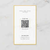 Minimalist Modern Demolition King Business Card 名刺 (裏面)