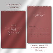 Minimalist Modern Elegant 2026 Calendar カレンダー