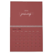 Minimalist Modern Elegant 2026 Calendar カレンダー (1月 2026)