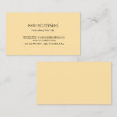Minimalist Modern Elegant Business Card 名刺 (正面/裏面)