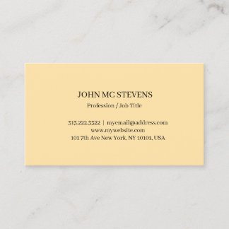 Minimalist Modern Elegant Business Card 名刺