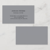Minimalist Modern Elegant Business Card 名刺 (正面/裏面)