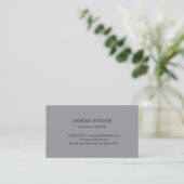 Minimalist Modern Elegant Business Card 名刺 (スタンド正面)