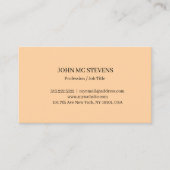 Minimalist Modern Elegant Business Card 名刺 (正面)