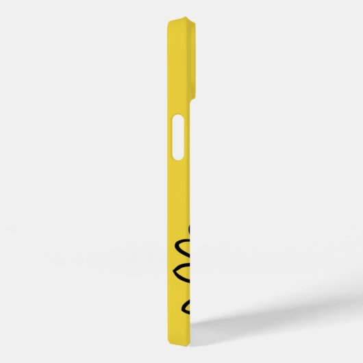 Minimalist Modern Elegant Daisy flower and text Case-Mate iPhoneケース (裏面 / 右)