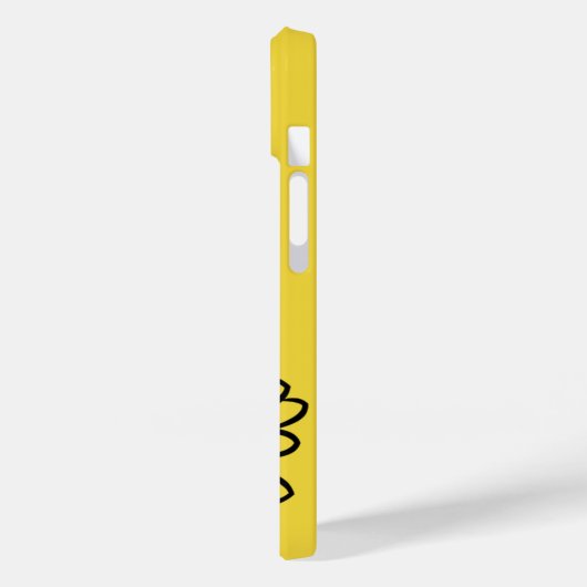 Minimalist Modern Elegant Daisy flower and text Case-Mate iPhoneケース (裏面 / 左)