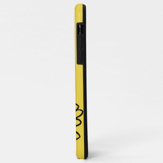 Minimalist Modern Elegant Daisy flower and text Case-Mate iPhoneケース (裏面/左)