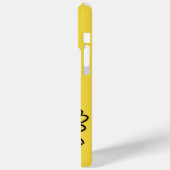 Minimalist Modern Elegant Daisy flower and text Case-Mate iPhoneケース (裏面 / 左)