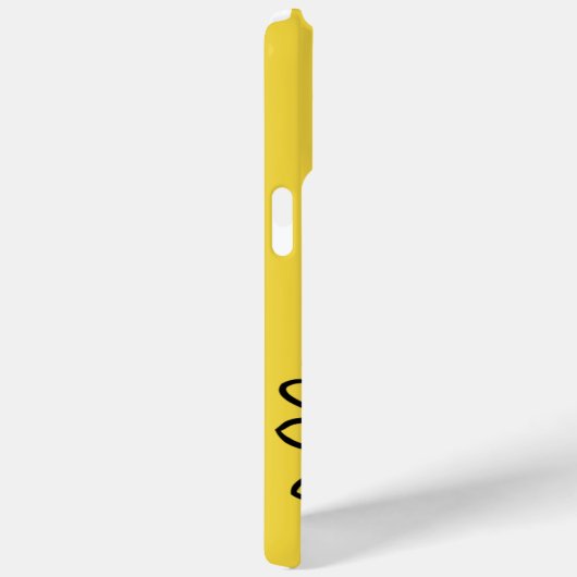 Minimalist Modern Elegant Daisy flower and text Case-Mate iPhoneケース (裏面 / 右)