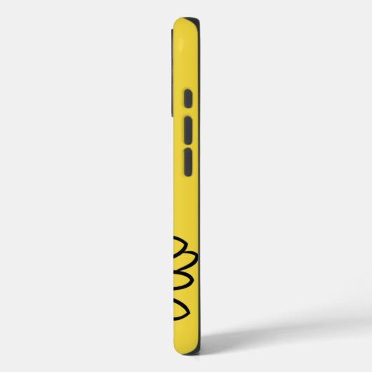 Minimalist Modern Elegant Daisy flower and text Case-Mate iPhoneケース (裏面 / 左)