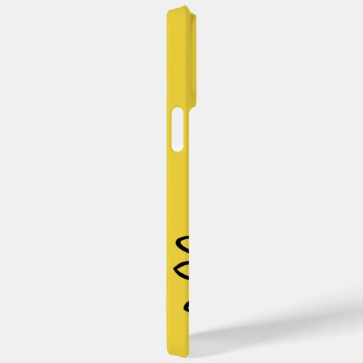 Minimalist Modern Elegant Daisy flower and text Case-Mate iPhoneケース (裏面 / 右)