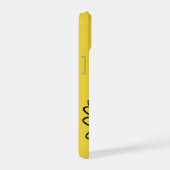 Minimalist Modern Elegant Daisy flower and text iPhone 15ケース (右側面)