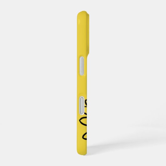 Minimalist Modern Elegant Daisy flower and text iPhone 16ケース (右側面)