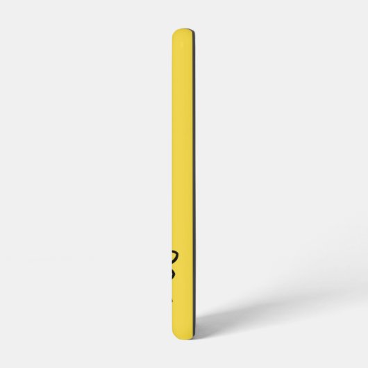 Minimalist Modern Elegant Daisy flower and text Samsung Galaxyケース (左側面)