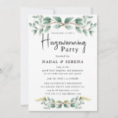 Minimalist Modern Elegant Housewarming Party 招待状 (正面)