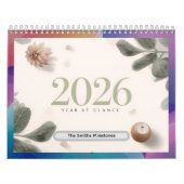 Minimalist Modern Event Photo 2026 Milestone カレンダー (カバー)