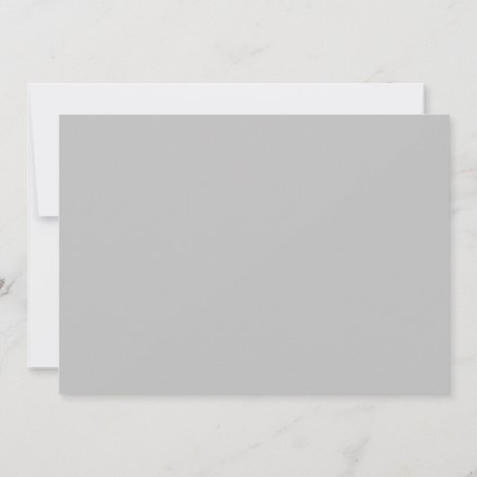 Minimalist Modern Fall Wedding Invitation | 秋 (裏面)