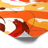 Minimalist Modern Geometric Art Poster ポスター (角)