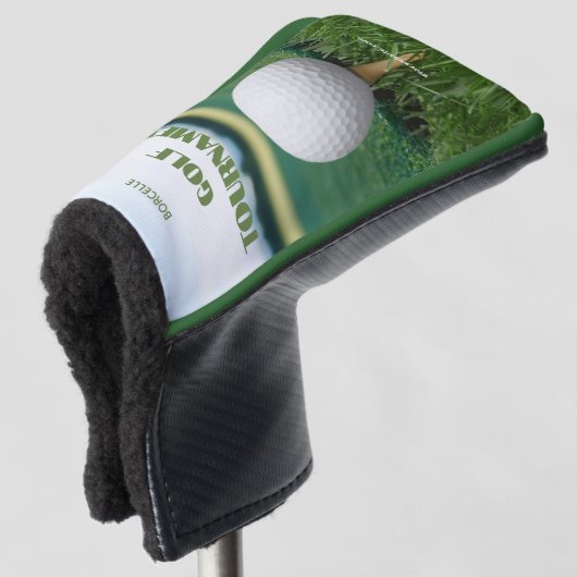 Minimalist Modern Golf Head Cover Stylish Design ゴルフヘッドカバー (3/4 正面)
