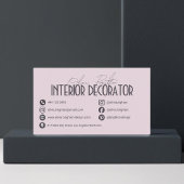 Minimalist Modern Interior Decorator Professional 名刺