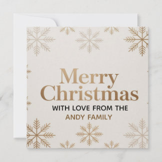 Minimalist Modern Merry Christmas Card カード