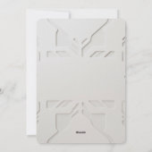 Minimalist Modern Merry Christmas Card シーズンカード (裏面)