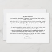 Minimalist Modern Photo Joyful Christmas  シーズンカード (裏面)