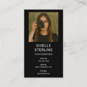 Minimalist Modern Photographer Photo 名刺 (正面)