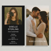 Minimalist Modern Photographer Photo 名刺