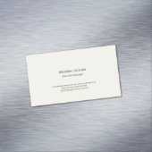 Minimalist Modern Plain  マグネット名刺 (インサイチュ)