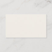 Minimalist Modern Script Small Business Card 名刺 (裏面)