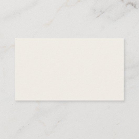 Minimalist Modern Script Small Business Card 名刺 (裏面)
