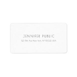 Minimalist Modern Simple Design Template ラベル