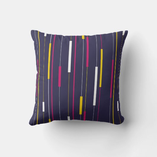 Minimalist Modern Stripes クッション (裏面)