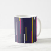 Minimalist Modern Stripes コーヒーマグカップ (正面右)