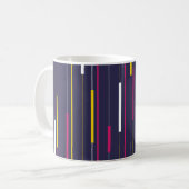 Minimalist Modern Stripes コーヒーマグカップ (正面左)