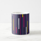 Minimalist Modern Stripes コーヒーマグカップ (中央)