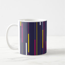 Minimalist Modern Stripes コーヒーマグカップ