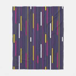 Minimalist Modern Stripes フリースブランケット