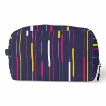 Minimalist Modern Stripes Cosmetic Bag