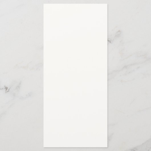 Minimalist Modern Typography Wedding Menu Card メニュー (裏面)