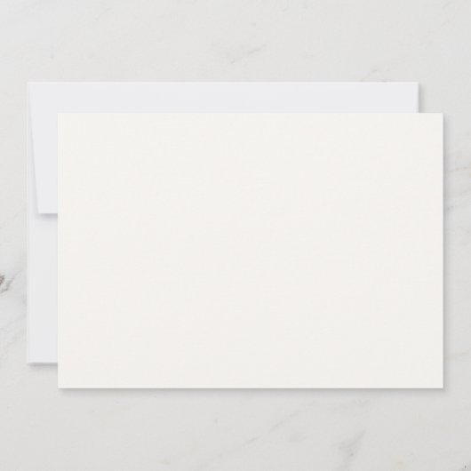 Minimalist Modern Typography Wedding Table Number 招待状 (裏面)