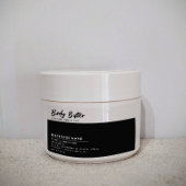 Minimalist modern typography white black label ラベル