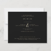 Minimalist Modern Wedding Collage Four Photos (裏面)