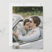 Minimalist Modern & Whimsical Script 招待状 (裏面)