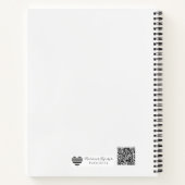 Minimalist Molecular Bond | Sophisticated Science ノートブック (裏面)