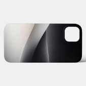 Minimalist Monochrome Flow Phone Case - Elegant Bl Case-Mate iPhoneケース (裏面 (横))