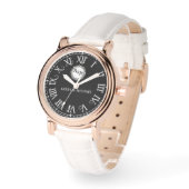 Minimalist Monogram Couple’s Wristwatch – Elegant 腕時計 (傾斜)