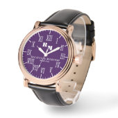 Minimalist Monogram Couple’s Wristwatch – Elegant  腕時計 (傾斜)